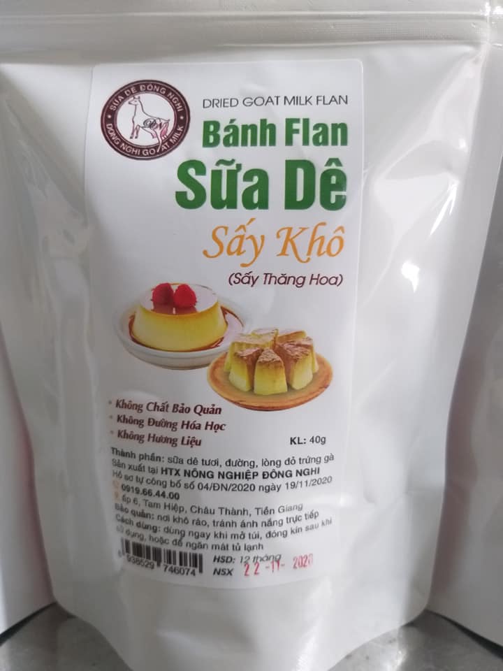 BÁNH FLAN SỮA DÊ SẤY THĂNG HOA